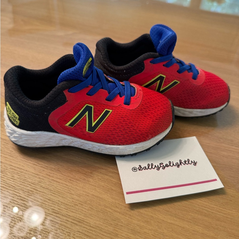 New Balance Kids Sneakers Red and Blue